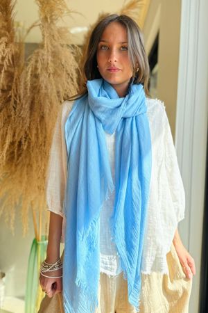 Laundry B Classic Portobello Scarf Sky /10
